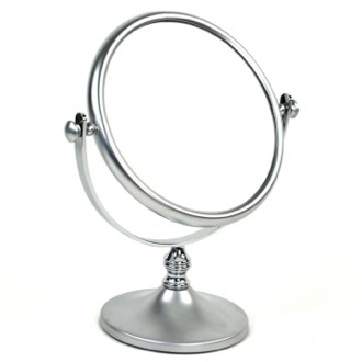Makeup Mirror Double Face Brass 3x or 5x Magnifying Mirror Windisch 99129
